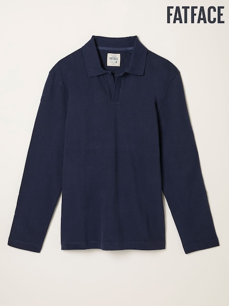 FatFace Elcot Navy Collar Sweat (AP7031) | AED262
