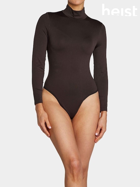 Heist Softskin High Neck Brown Bodysuit (AP7103) | €118