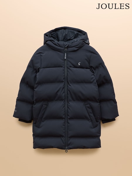 Joules Kids' Padwell Navy Waterproof Padded Coat (AP7220) | R$ 680 - R$ 780