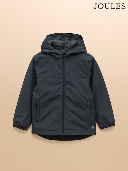 Bleumarin - Joules Kids' Ayston Waterproof Fleece Lined Raincaot (AP7226) | 253 LEI - 298 LEI