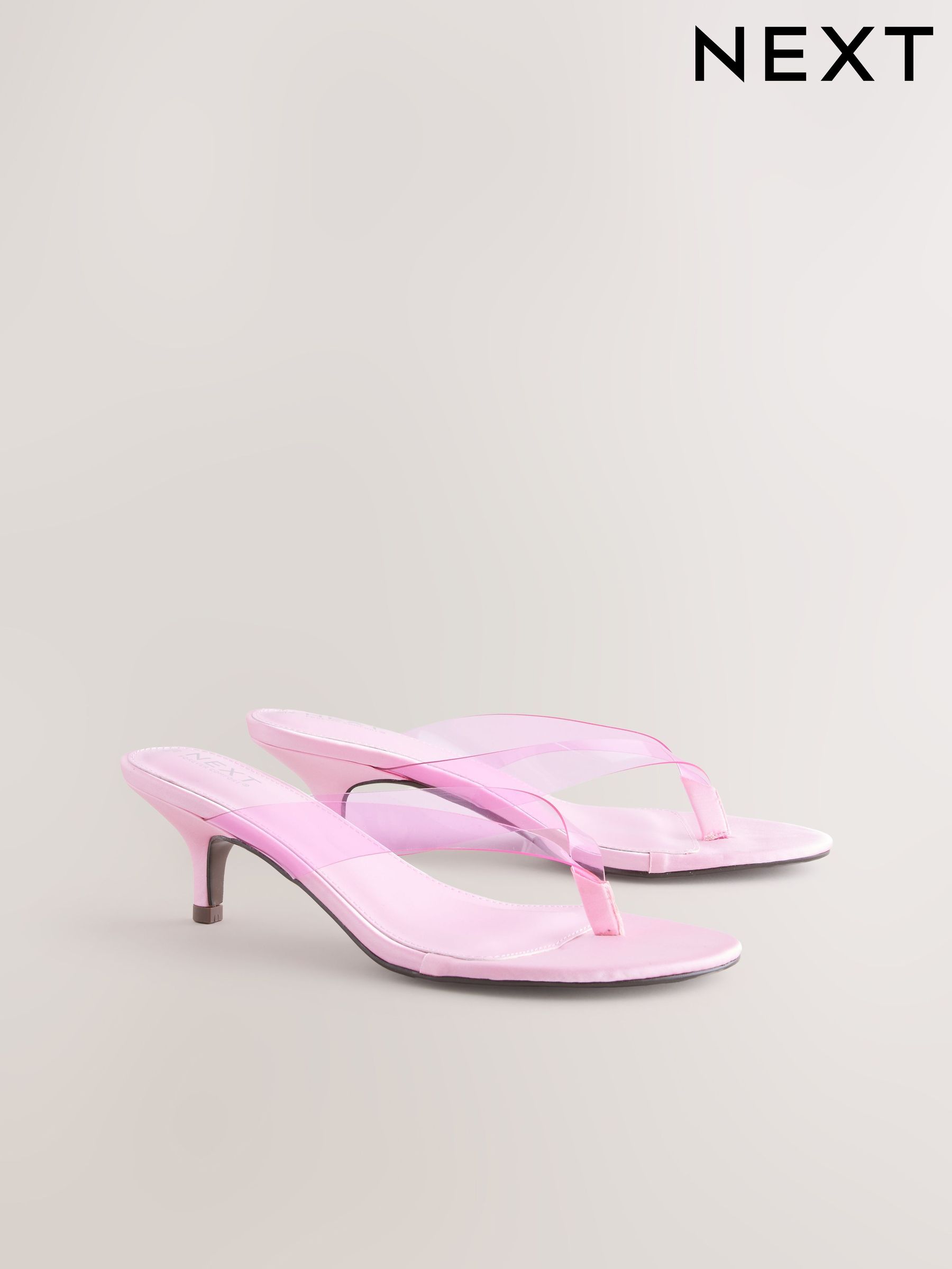 Sandals Pink Occasionwear Low Footwear | Next Oman