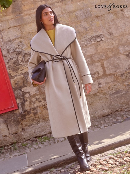 Neutro - Love & Roses Eyelet Wrap Coat (AP7344) | R$ 970