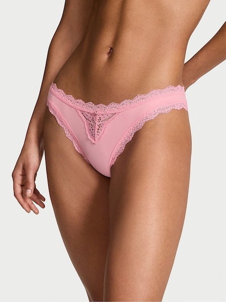 Victoria's Secret Pink Hope Lace Trim Bikini Knickers (AP7418) | €15.50
