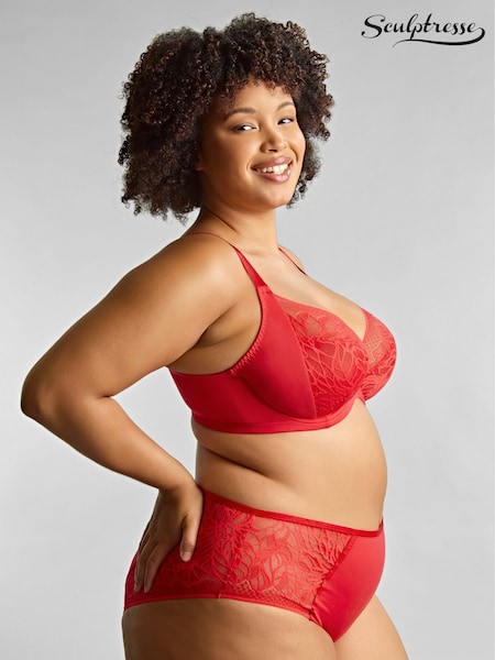 Panache Sculptresse Red Sophia Plunge Bra (AP7650) | 218 QAR