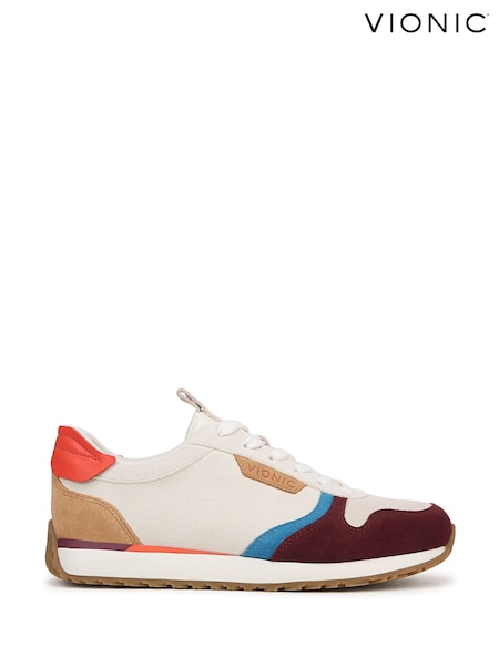 Vionic Regular Fit Cream Monarch Court Inspired Trainers (AP7664) | €179