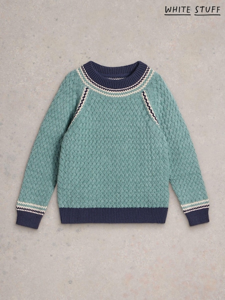 White Stuff Raglan Detail Crew Jumper (AP7712) | ‏81 د.إ.‏