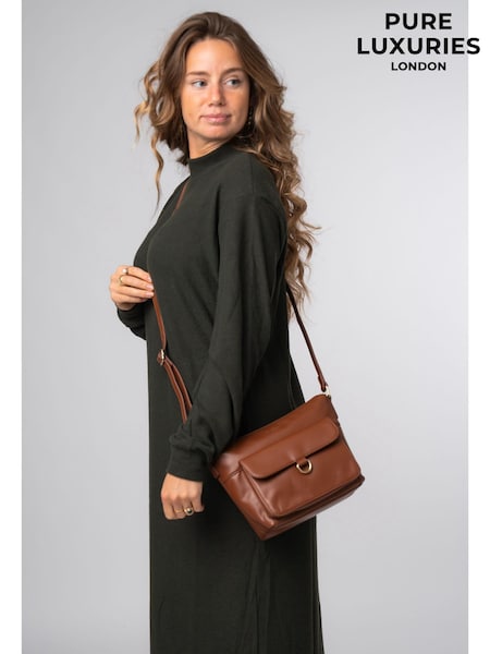 Pure Luxuries London 'Laura' Leather Crossbody Bag (AP7836) | € 92