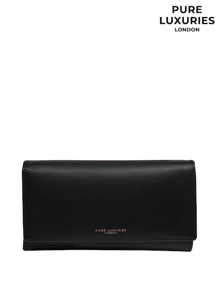 Pure Luxuries London 'Lola' Leather Bi-Fold Blue Purse (AP7858) | €40