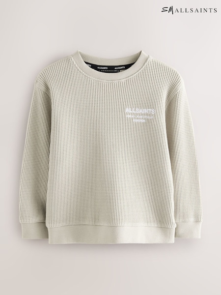 smALLSAINTS Underground Oversized Younger Boys Crew Waffle Sweatshirt (AP7927) | 50 € - 53 €