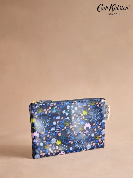 Cath Kidston Navy Tiny Town Zip-Up Purse (AP8031) | € 12