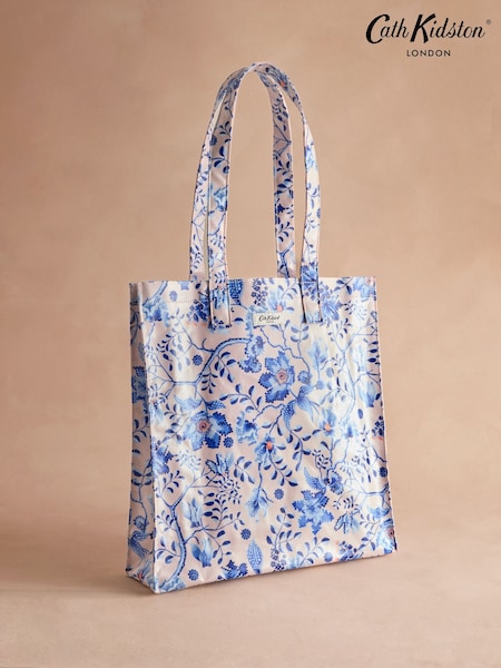 Cath Kidston Pink Mystic Floral Large Coated Book Bag (AP8037) | €39