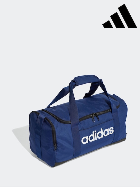 adidas Blue Small Linear Duffel Bag (AP8112) | R$ 245