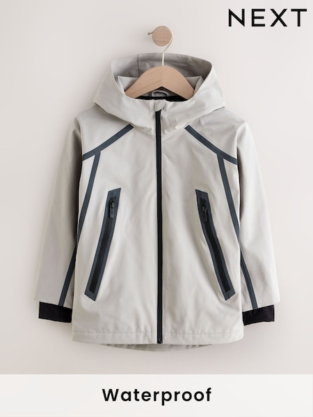 Grey Waterproof Reflective Fleece Lined Anorak (3-16yrs) (AP8122) | €57 - €72