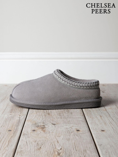 Chelsea Peers Suede Sheepskin Short Boot Slippers (AP8207) | 391 LEI