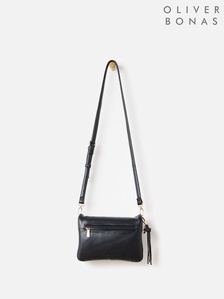 Oliver Bonas Black Tiana Black Cross-Body Bag (AP8277) | €77