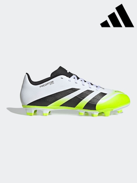 adidas White/Lemon Adult Predator Club Firm/Multi Ground Boots (AP8327) | €63