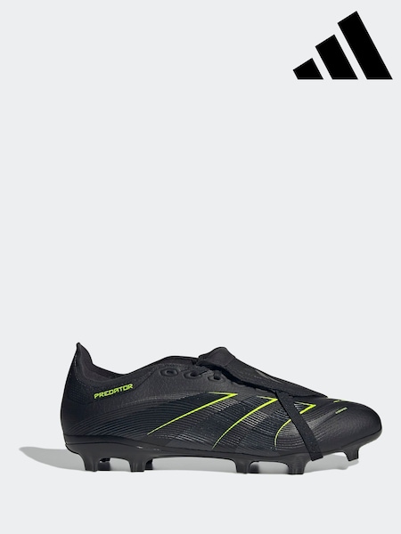 adidas Black/Grey Adult Predator League Fold-Over Tongue Firm/Multi Ground Boots (AP8331) | €114