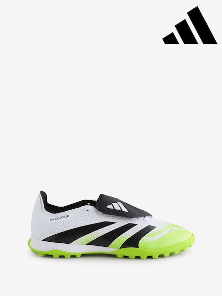 adidas White/Lemon Adult Predator League Fold-Over Tongue Turf Boots (AP8335) | €129