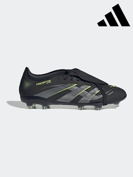 adidas Black/Grey Adult Predator Pro Fold-Over Tongue Firm Ground Boots (AP8337) | R$ 1.380