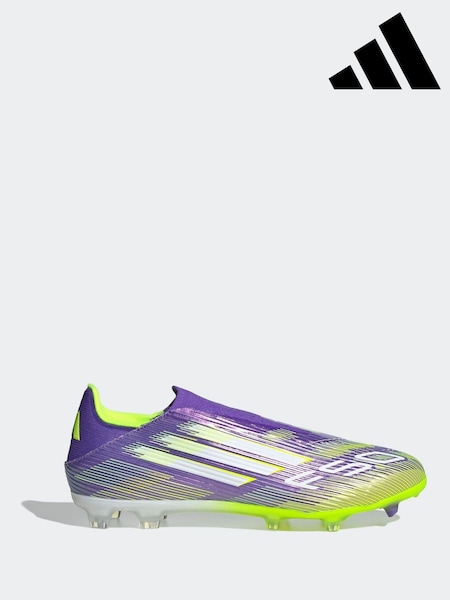 adidas Purple/White Adult F50 League Laceless Firm/Multi Ground Boots (AP8341) | R$ 840