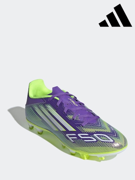adidas Purple/White Adult F50 Club Firm/Multi Ground Boots (AP8347) | €66