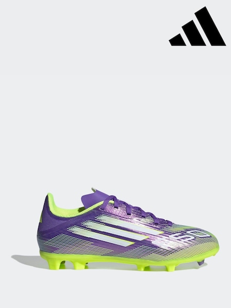 adidas Purple/White Kids F50 League Firm/Multi Ground Boots (AP8409) | R$ 495