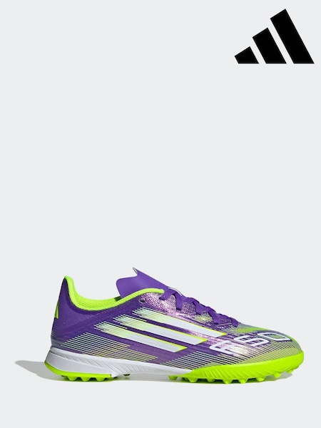 adidas Purple/White Kids F50 League Turf Boots (AP8411) | R$ 495