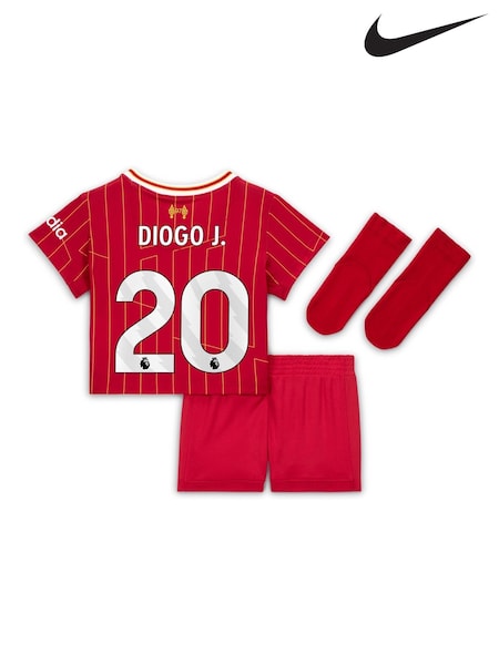 Nike Liverpool Home Stadium Kit 2024-25 Infant Diogo J. 20 (AP8672) | 88 €