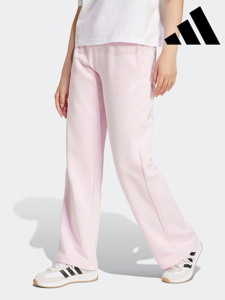 adidas Pink Essentials Small Logo Feel Cosy Open Hem Joggers (AP8818) | R$ 345