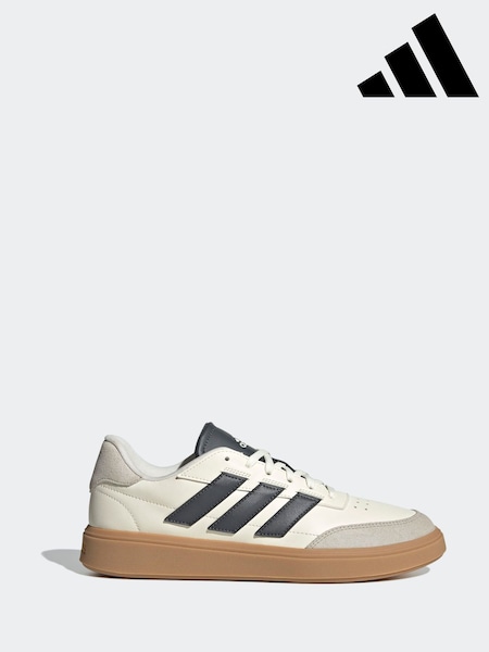adidas White Courtblock Trainers (AP9025) | R$ 495