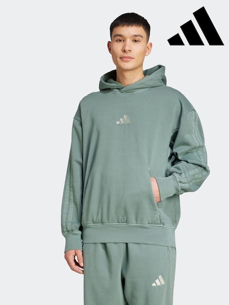 adidas All SZN Fleece Washed Hoodie (AP9150) | R$ 545