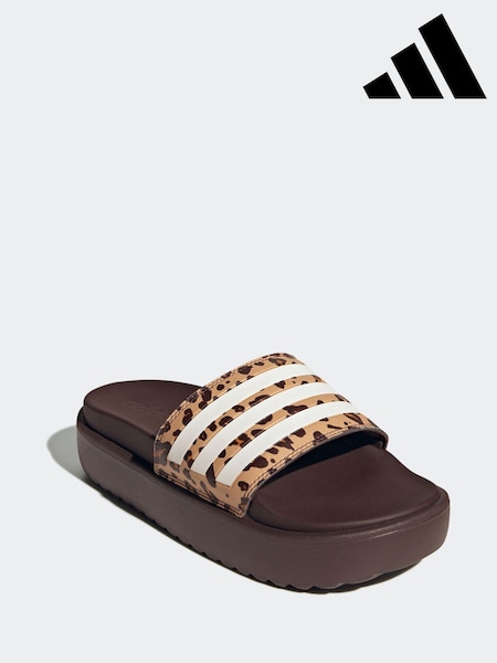 adidas Brown Adilette Sandals (AP9264) | R$ 445