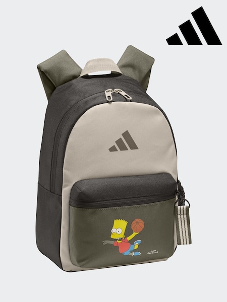 adidas Black & Cream The Simpsons Kids Backpack (AP9347) | R$ 195