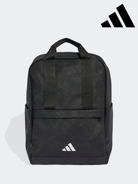 adidas Black Monogram Backpack (AP9377) | AED204