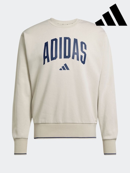 adidas Grey Collegiate Sweatshirt (AP9382) | AED262