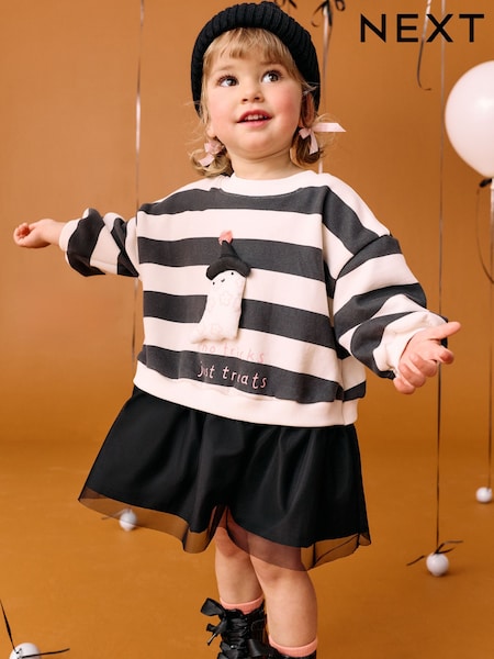 Halloween Sweat Party Dress (3mths-7yrs) (AP9472) | AED86 - AED97