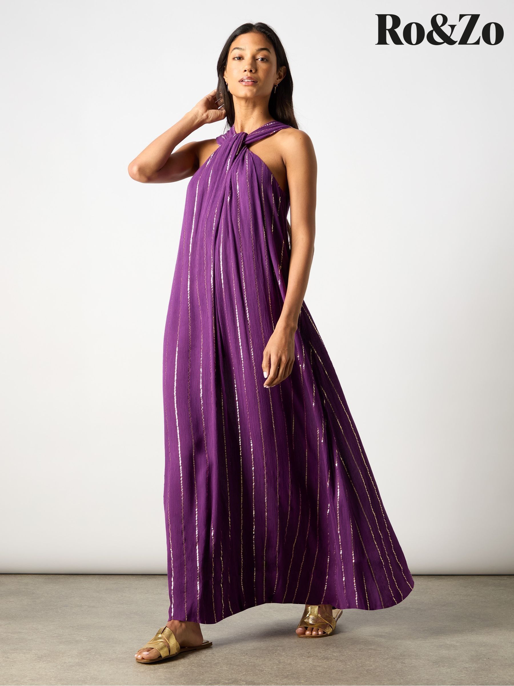 Womens purple summer dress outlet