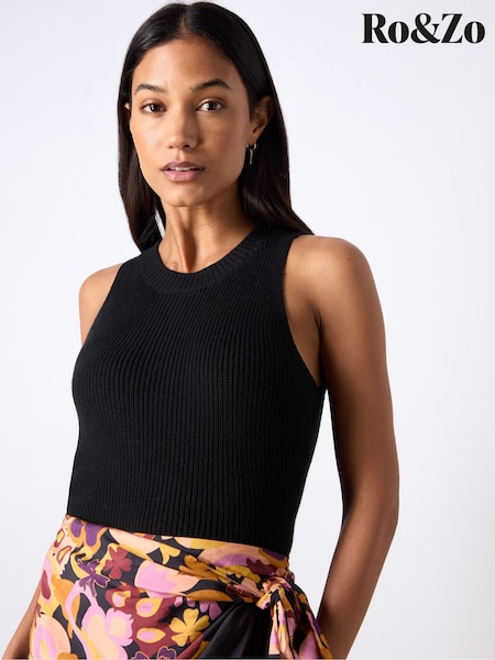 Ro&Zo Knit Halterneck Top (AP9615) | 83 €