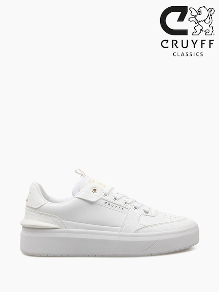 Cruyff White Trainers (AP9637) | AED291