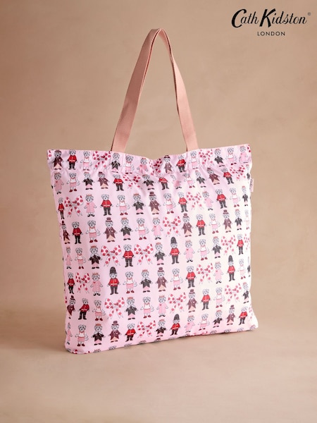Cath Kidston Pink London Dogs Large Foldaway Tote Bag (AP9734) | €37