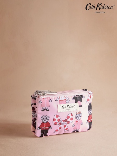 Cath Kidston Pink Lodnon Dogs Double Zip Purse (AP9735) | R$ 120