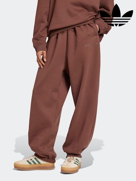 adidas Originals Brown Essentials Linear Loose Cuffed Joggers (AP9879) | €66