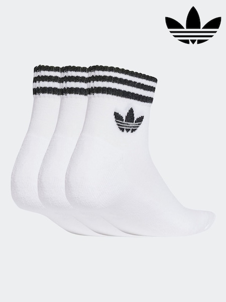 adidas Originals White Ankle Socks 3 Pack (AP9891) | €17