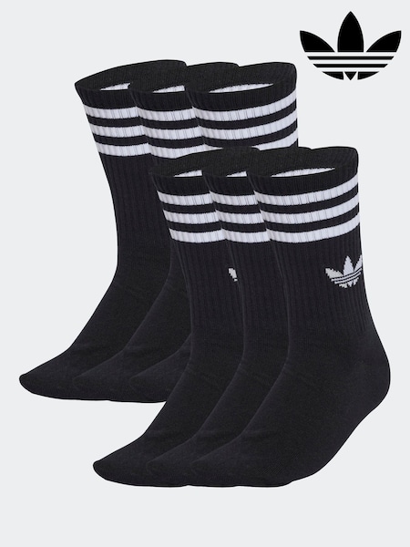 adidas Originals Black Crew Socks 6 Pack (AP9975) | €27