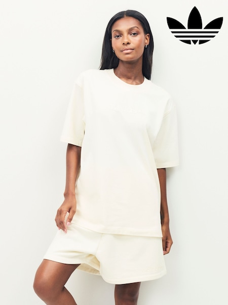 Maro subțire - Tricou oversize Adidas Original Essentials Linear (AR0038) | 164 LEI