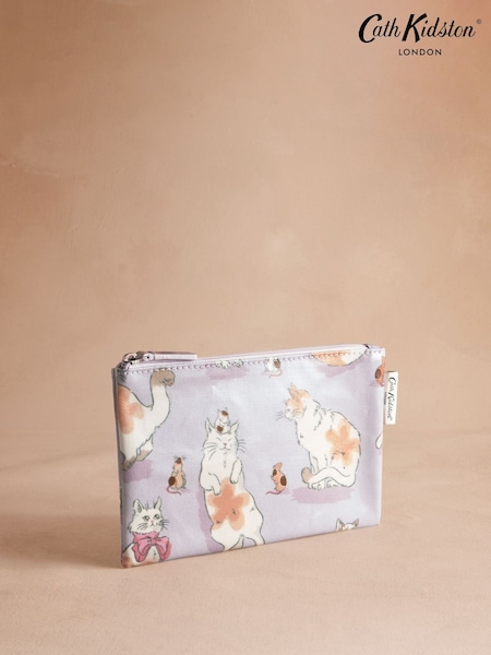 Cath Kidston Pink Cat and Mouse Zip-Up Purse (AR0143) | €14.50