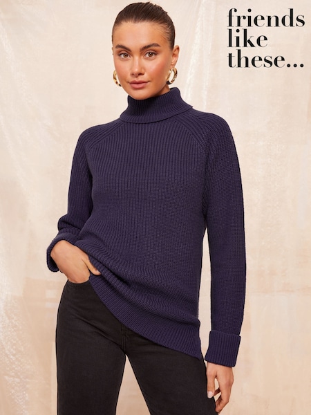 Friends Like These Cowl Neck Jumper (AR0172) | 187 LEI