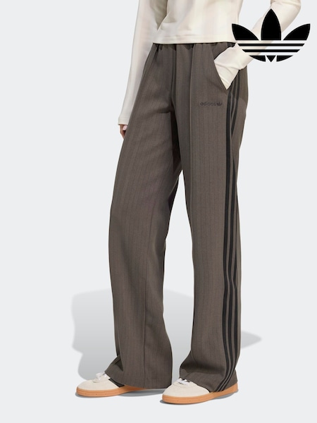 adidas Originals Brown Tailored 3-Stripes Trousers (AR0239) | €99