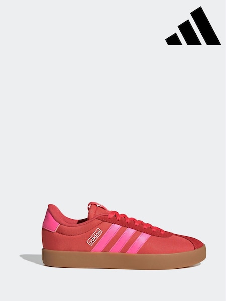 adidas Red VL Court 3.0 Trainers (AR0315) | R$ 640