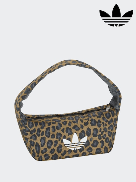 adidas Originals Brown Leopard Print Small Shoulder Bag (AR0593) | R$ 375